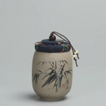 Tea Caddy Puer Crude Pottery jaoks kaasaskantavad reisipurgid Portselanist keraamiline kanister Kung Fu s&auml;ilituspurk C