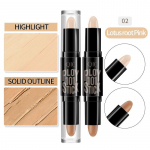 QIC 3D Corrector Contour Stick meigipulk Bronzers Highlighters Pliiats Kosmeetiline esilet&otilde;stja N&auml;o Peitepulk Kontuuride kujundamiseks naistele 2#