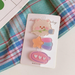 Armsad multifilmid Kawaii karu j&auml;nese juuksen&otilde;elad akr&uuml;&uuml;lkommid v&auml;rvi printsess t&uuml;drukud juukseklambrid juukseaksessuaarid vasts&uuml;ndinutele kingitused