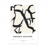 Abstraktne joon Sofia Lind Easten Sonetiplakatid L&otilde;uendimaal Seinakunst Prindi pilt elutoa sisekujunduseks Kodukaunistus Ilma raamita 21*30cm