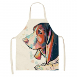 68x55 cm k&ouml;&ouml;gis majapidamises kasutatav t&auml;iskasvanutele m&otilde;eldud saastumisvastane p&otilde;ll naistele meestele, varrukateta koerale, loomale tr&uuml;kitud pol&uuml;estrist kombinesoon 68x55cm
