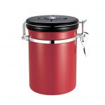 1,5-liitrine suletud purk, suure mahutavusega hallitusekindel kerge, suurep&auml;raste teraviljade tee-kohviubade kanister koos kulbiga koju 1500ML must