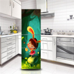 Armas koomiksiloomaga k&uuml;lmkapi tapeet veekindla vin&uuml;&uuml;liga lastetoa kaunistuseks seinakleebis kohandatud suurusega isekleepuv plakat kodukaunistuseks 40x120cm