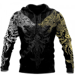Mustvalge Tattoo Dragon 3D Prindiga Meeste Pusad Pusad Unisex Streetwear Pullover vabaaja avar jakk Spordidressid 4XL 5XL