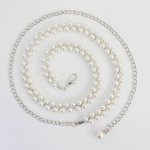 Elegantne Pearl Waist kett naiste &otilde;huke v&ouml;&ouml;rihma kleit seelik kampsun v&ouml;&ouml; 115*1.5cm