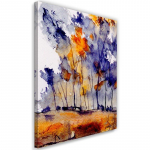 L&otilde;uenditr&uuml;kk Abstract Nature Trees 40x60 lilla