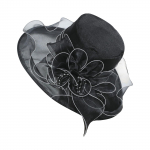 Naiste mood Organza kirik Fascinator Pruudi tee&otilde;htu pulmam&uuml;ts One Size must