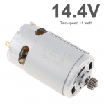 RS550 alalisvoolumootorid 10,8 V / 12 V / 14,4 V / 16,8 V / 18 V / 21 V / 25 V puurmootor 9/11/12 hambaga suure p&ouml;&ouml;rdemomendi k&auml;igukastiga elektritrelli jaoks 14.4V 11T