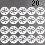 A5 8T 8F 2007 2008 2008 2009 - 2016 jaoks auto kapoti mootor salve all, v&auml;ljalaskekoojenduskilp Lukustust&auml;he seib klambrite all 20PCS