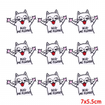 10 tk/partii hulgim&uuml;&uuml;k Tikand Plaaster Triikraud Plaastrid Riietus Plaastrid Riide peal Joped Dekoori Aplikatsioon &Otilde;mblustarvikud