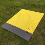 Rannakekk Liivakindel 200 x 210 cm veekindel rannamatt Kerge piknikutekk matkamiseks matkaspordiks 200*145cm kollane