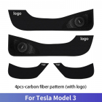 model 3/y car door anti-kick pad Invisible protective anti-kick pad For tesla model 3/model y Car Interior model3 black