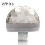 LED-USB auto valgustus 5V DJ RGB minivalgusti v&auml;rvi muutev muusika helilamp auto atmosf&auml;&auml;ri valgus valge
