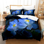 3D Yst&auml;v&auml;np&auml;iv&auml; Lilled Kodu voodipesu komplekt Paar tekikate Padjap&uuml;&uuml;ri lina/kaheinimesevoodi 2/3 t&uuml;kki t&auml;issuuruses magamistoa kaunistus Baby 100x135cm