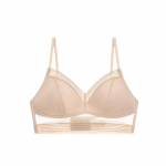 Seksikas pitsist t&uuml;drukute mitteterasest s&otilde;rmus &Uuml;li&otilde;huke aluspesu Prantsuse stiilis kokkuv&otilde;te suures suuruses rinnahoidja S valge