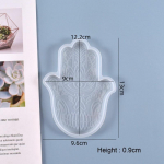 Palmitaldriku hoiualus Silikoonvorm isetegemise vaigu jaoks Fatima k&auml;si God's Eye Crystal Epoxy Crafts K&auml;sitsi valmistatud ehtet&ouml;&ouml;riistad 01