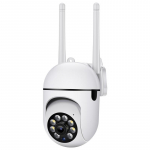 5G ja 2.4G kaheribaline valve 200W 1080p v&auml;lipanoraamkaamera Sisseehitatud mikrofoni ja k&otilde;larite tugi Amazon Alexa ja Google Assistant AU valge