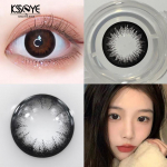 KSSEYE kontaktl&auml;&auml;ts, 14,5 mm suur ilu, mustad nukusilmad, 2 tk/1 paar loomulikus iga-aastases kasutuses &otilde;pilastele, universaalsed -3.00 must