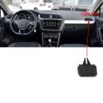 VW Tiguan MK2 2017 2018 auto esiosa armatuurlaua kliimaseadme v&auml;ljalaskeava &otilde;hukonditsioneeri ventilatsiooniavade vahelehe klamber 1pc left side black
