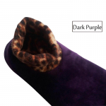 Naiste talvekorallsametist harjatud libisemisvastane leopardimustriga jalan&otilde;ud Kodu soojad elastsed p&otilde;randasokid 1pair