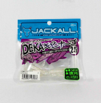 Jackall Pehme peibutis SW Deka Kibina-Go 2,5 tolli Clear Glow Crush (3966)