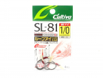 Omanik SL-81 &uuml;he konksuga silmussilm, l&uuml;hikese abiga landikonks 1/0 (9543)