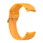 Silikoonist kellarihm Samsung Galaxy Watch 6 4 / kella 5 40 mm 44 mm randmepaela jaoks kella 4 Classic 42 mm 46 mm / kella 5 Pro jaoks Galaxy Watch 6 kollane