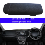 For Kia Optima K5 2011 - 2015 Car Inner Dashboard Cover Auto Dash Mat Carpet Sun shade Dashmat Rug Cushion 2014 2013 Black RHD black