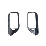Car Styling Carbon fiber For BMW X5 G05 B pillar air conditioning AC Outlet frame cover stickers Trim Interior Auto Carbon fiber