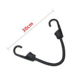 Pagasiruumi jalgratta konks k&ouml;is elastne pagasi k&ouml;is mootorratta lasti kinnitusrihm elastne tugevdusside 30cm-Black