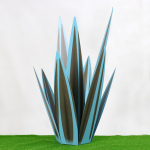 Lilleseina taustaks pulmade s&uuml;nnip&auml;eva lilleteemaline peo taust SL-AB-T-dark blue_10.8in 27cm