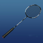 Komposiit-s&uuml;sinik sulgpallireket vastupidav &uuml;he reketi r&uuml;ndav meeste ja naiste juhtpall 4U &uuml;likerge kraan tasakaalureket must