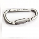 1 TK Alumiiniumist konksu lukuga lukuga luku D-kujuline vedrulukk