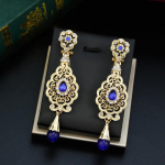 &Scaron;ikk naiste k&otilde;rvar&otilde;ngas Crystal Ball pikk k&otilde;rvar&otilde;ngas Traditsioonilised pruudi pulmaehted sinine