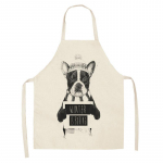 BullDog koer k&ouml;&ouml;gipesu p&otilde;lled Unisex &otilde;htus&ouml;&ouml;gipidu toiduvalmistamise rinnat&uuml;kk naljakas pinafore puhastus varrukateta p&otilde;lle k&ouml;&ouml;gitarvikud 47x38cm