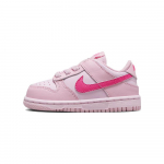 Nike Dunk Low TD Kolmekordne Roosa Beebiketsid Keskmine-Pehme-Roosa H&uuml;per-Roosa Roosa-Vahu DH9761-600 25