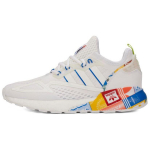 Adidas ZX 2K Boost Mitmev&auml;rviliste logodega Unisex tossud Valge Pilvevalge Sinine GX2718 36