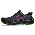 Asics Gel Venture 9 mustad kuumad roosad naiste tossud 1012B313-006 36
