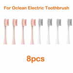 8 tk asenduspead Oclean Flow/x/ X Pro/ Z1/ F1/ One/ Air 2 /se harjapead Pehme Dupont Sonic hambaharja vaakumharjastega 4pink 4grey