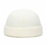 Beanie kootud m&uuml;tsid naistele Must nokam&uuml;ts Meeste talvem&uuml;tsid Naiste nokam&uuml;tsid naistele Skullcap Solid Cap Kootud Paks m&uuml;ts 55-60cm valge