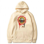 Muusika Rokkansambli Hupparid Guns N' Roses Prindiga Unisex Naiste T&auml;navar&otilde;ivad Huppariga S&auml;rgid Harajuku Pulloverid Unisex Treeningriided 2XL