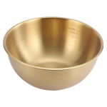 Youshengi roostevabast terasest salatikauss skaalaga multifunktsionaalne paksendatud teraviljakauss BPA-vaba korduvkasutatav nuudli-riisi toidukauss korduvkasutatav supikauss 25cm