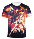 3D T-s&auml;rk Mees Naine T-s&auml;rk Sword Art Online 3D Printimine Anime T-s&auml;rk Suures suuruses T-s&auml;rk 6XL XXS