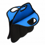 Kvaliteetne pestav suure mahutavusega sukeldumismaterjal veinipudelikoti kandja pakett BBQ veinipudelikanduri jaoks tumesinine v&auml;rv