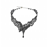 LUXY MOON New Ladies Mood Butterfly Lace Kaelakee L&uuml;hike Korea Lihtne Kaelakee must