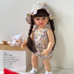 22'' 55 cm Reborn Babies nukk T&uuml;druk V&auml;ikelaps Betty Veekindel t&auml;isvin&uuml;&uuml;list keha simulatsiooninukk Laste vannim&auml;nguasi Beebi nukud lastele s&uuml;nnip&auml;evaks j&otilde;ulukingitus