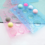 2 tk plastist kerakujuline savist poolring DIY nukkude jaoks