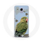 &Uuml;mbris Samsung Galaxy A8 2018 Parakeets Birds roheline
