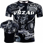 Uus suvine 3D Muay Thai tr&uuml;kiga T-s&auml;rk Meestele Lastele Mood BJJ Sport T-s&auml;rgid Unisex J&otilde;usaal Kiired Kuivad Riided VSZAP Top Tee M