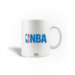 Mug en C&eacute;ramique NBA Ligue Sportive Logo Bleu Claire
